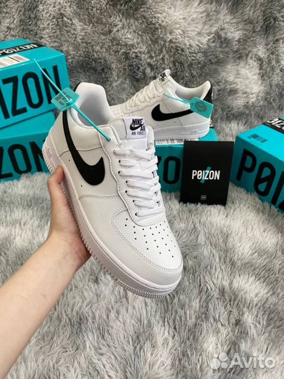 Nike Air Force Черно-Белые Оригинал Poizon