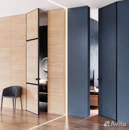 Скрытые двери под отделку