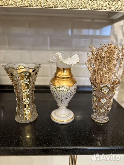 Ваза хрустальная