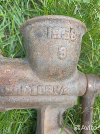 Мясорубка ручная СССР чугунная