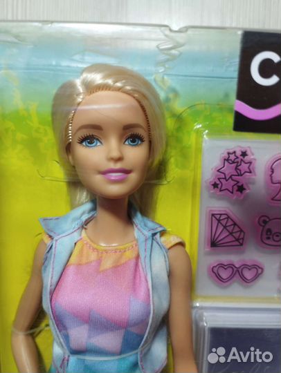 Кукла Barbie Crayola модные штампы FRP04/FRP05