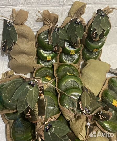 Оливковое/лавровое/Алеппское мыло/сирия 3 шт