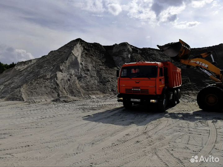 Песок мытый с доставкой