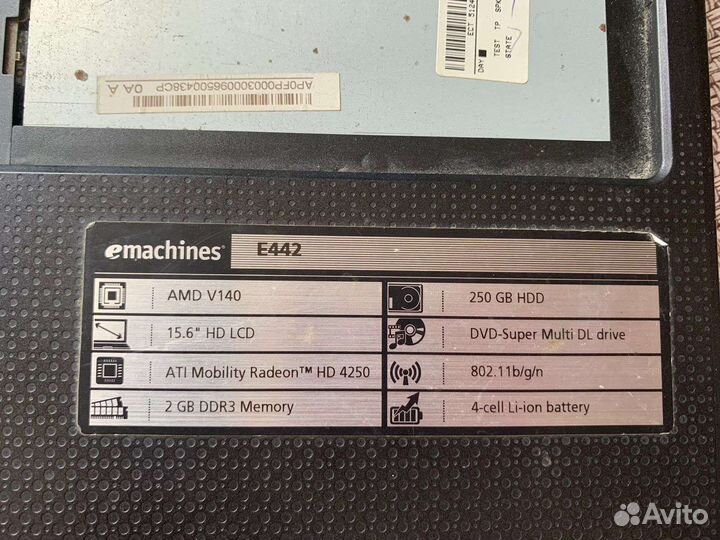 Ноутбук emachines