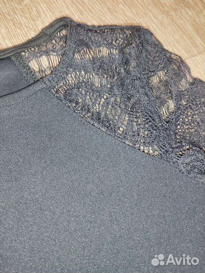 Платье школьное синее 140