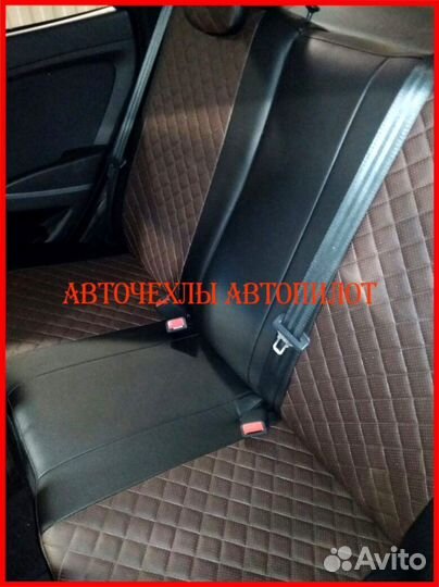 Чехлы Автопилот Hyundai Solaris 1 Hb из экокожи