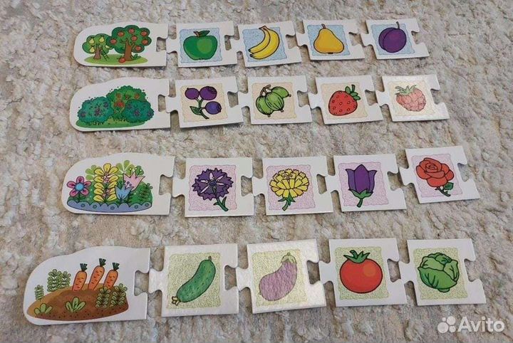 Книги+пазлы вкладыши