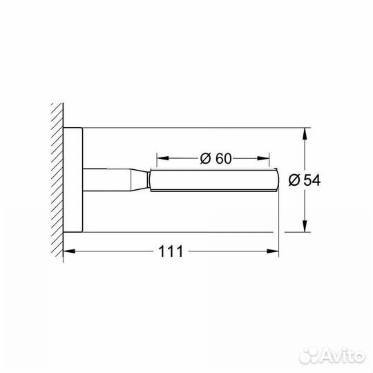 Держатель стакана, мыльницы Grohe Bau Cosmopolitan