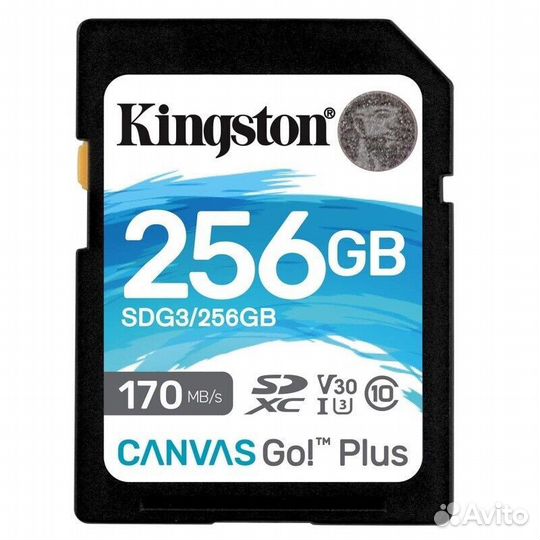 Карта памяти Kingston Canvas Go Plus 170\90 mb\s