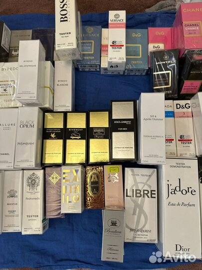 Женский и мужской парфюм