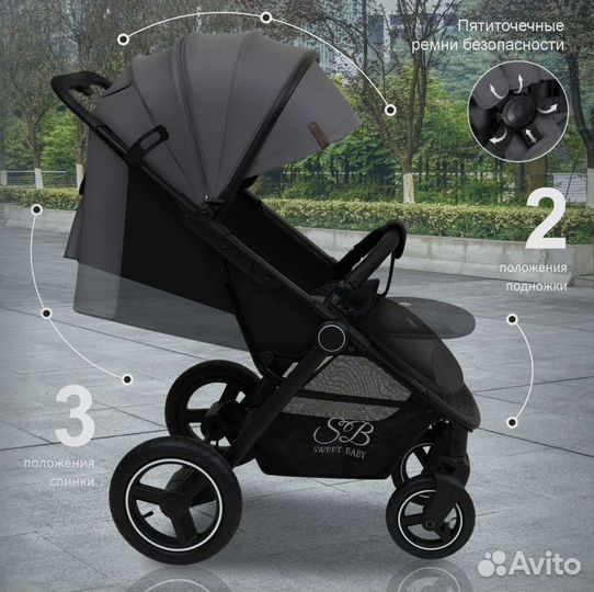 Прогулочная коляска всесезонная