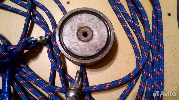 Поисковый магнит двухсторонний 400 + веревка