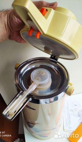 Термос с насосом, Стекло. Китай