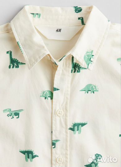 Новое. Рубашка H&M оригинал динозавры