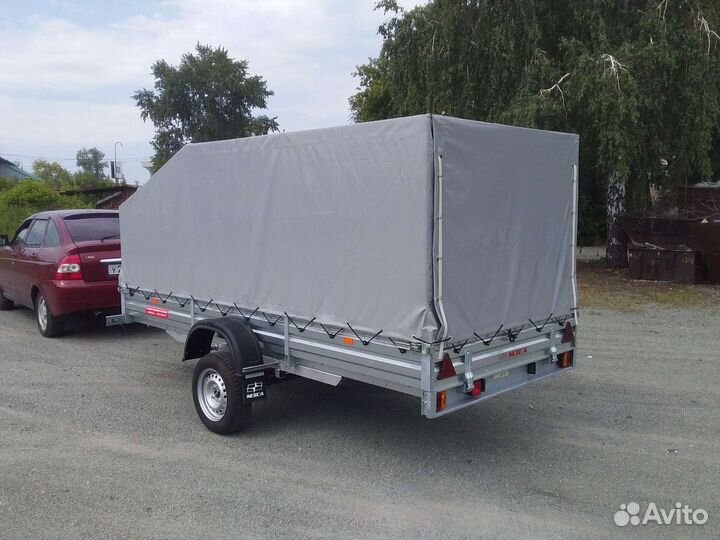 Прицеп мзса 817717.022 (3,5*1,5*0,29м). с тентом
