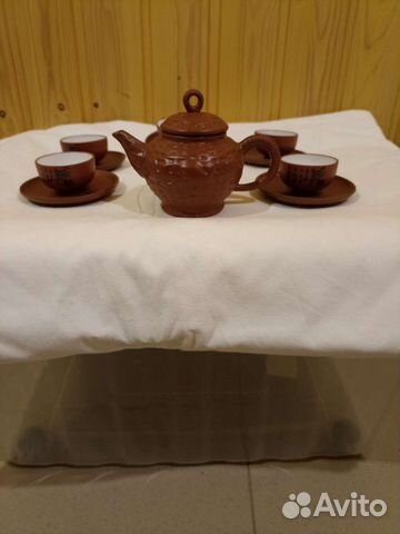 Глиняный кофейный сервиз
