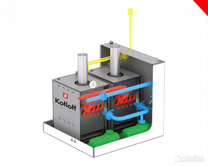 Газовая котельная для промышленных и жилых зданий