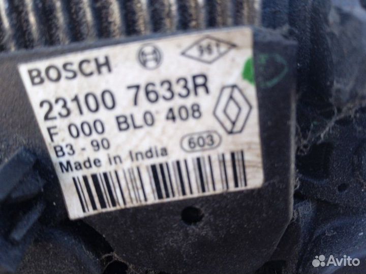 Генератор Renault Logan 1.6 2012 (б/у)