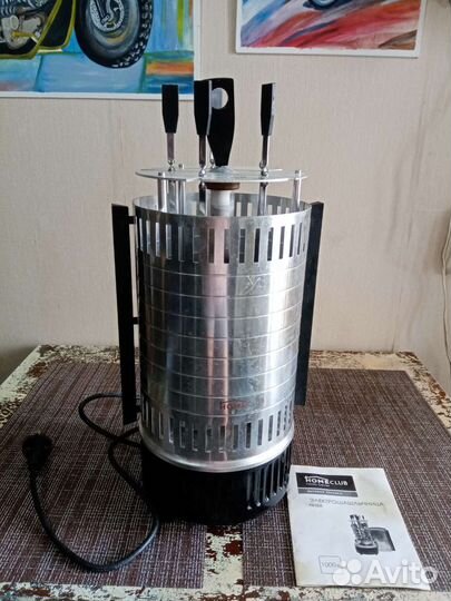 Электро шашлычница бу