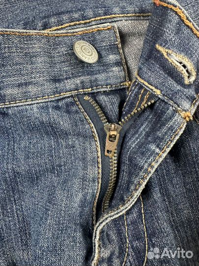 Винтажные Джинсы True Religion Клеш Широкие