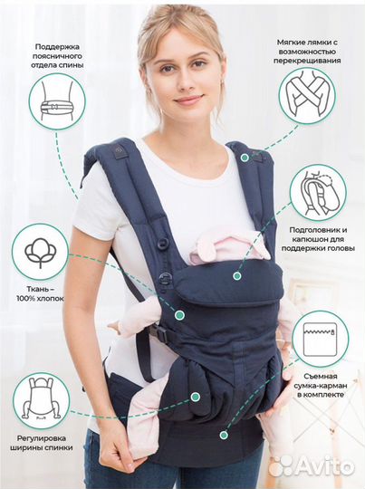 Рюкзак переноска кенгуру ergobaby