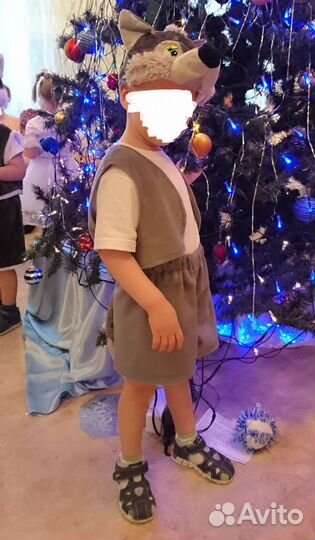 Костюм волка, 110см, 3-5 лет