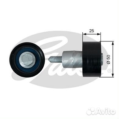 Направляющий ролик привода грм powergrip