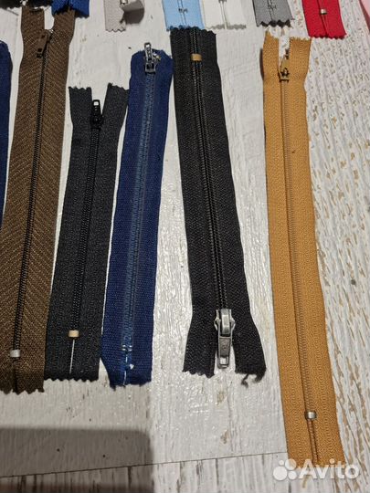 Молнии 30 штук разной длинны