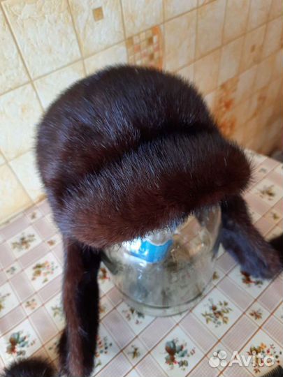 Шапка норковая женская