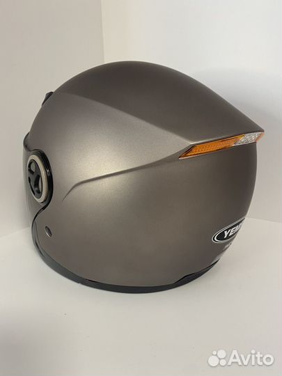 Шлем для скутера, электроскмоката серый размер М