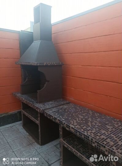 Печь барбекю/ мангал из бетона