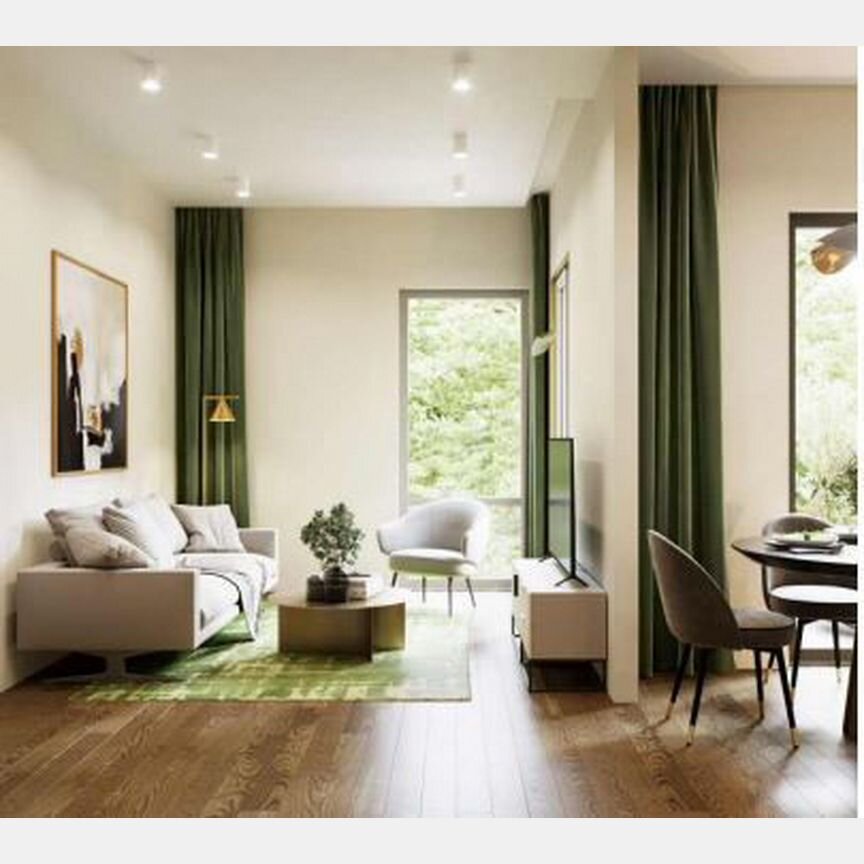 1-к. апартаменты, 39,8 м², 5/6 эт.