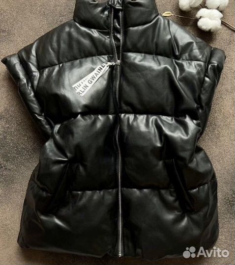 Жилетка экокожа женская