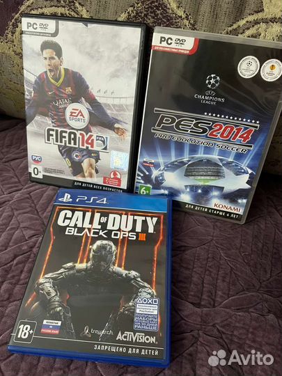 Диски на приставку ps4