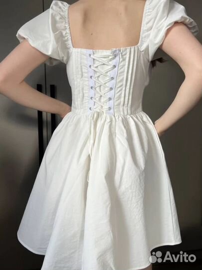 Платье женское с корсетом