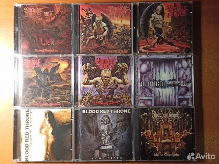 Grindcore, death, black metal лицензионные cd