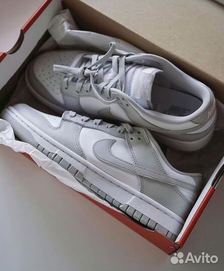 Nike dunk low grey fog оригинал из США