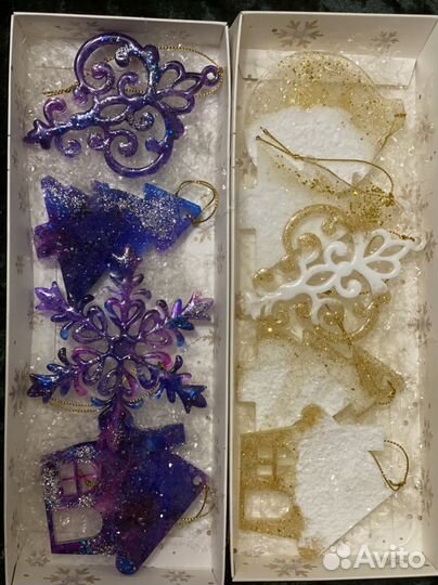 Елочные игрушки шары