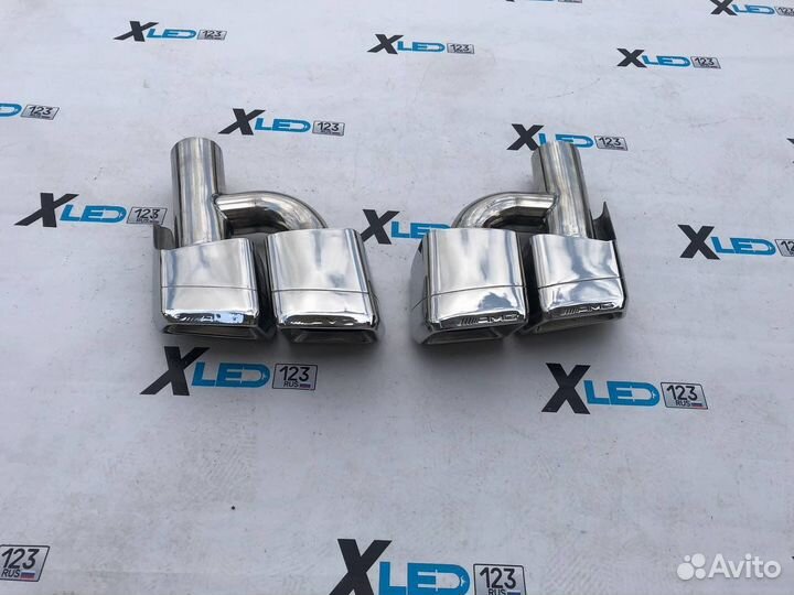 Насадки на выхлоп Mercedes W221 W204 W212 W211