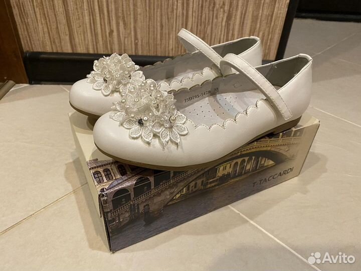 Туфли на девочку, размер 35