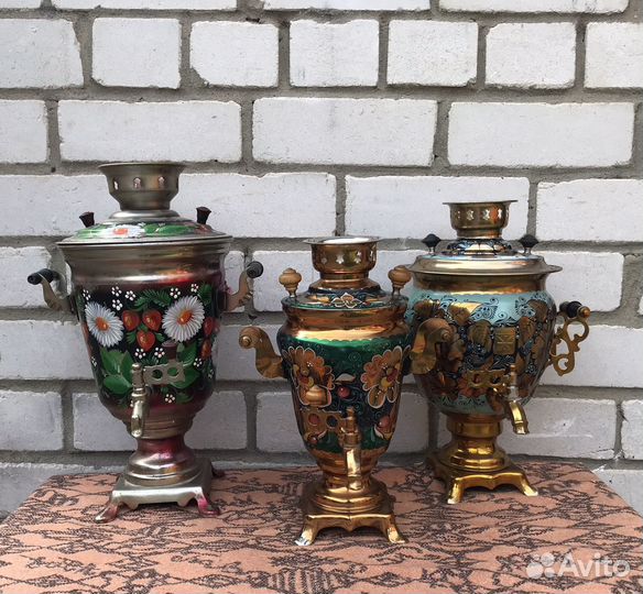 Самовар электрический расписной