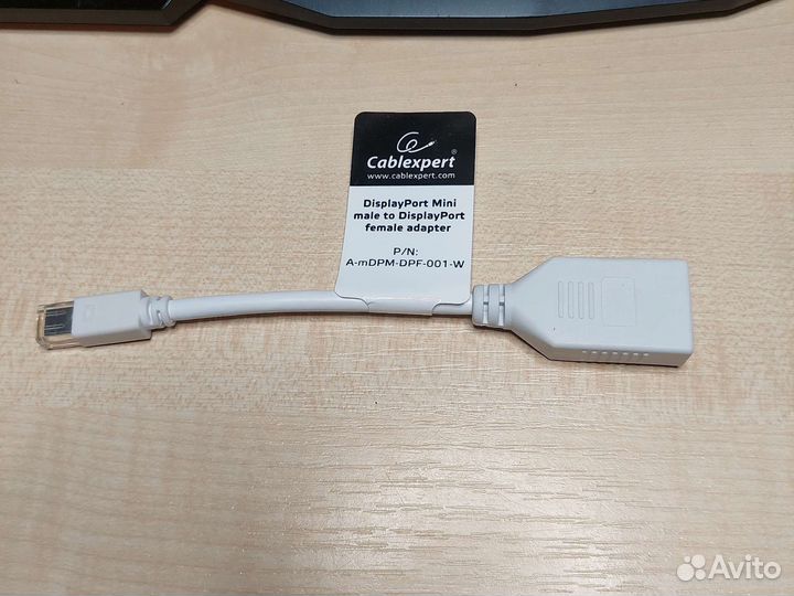 Кабель-переходник mini DisplayPort-DisplayPort