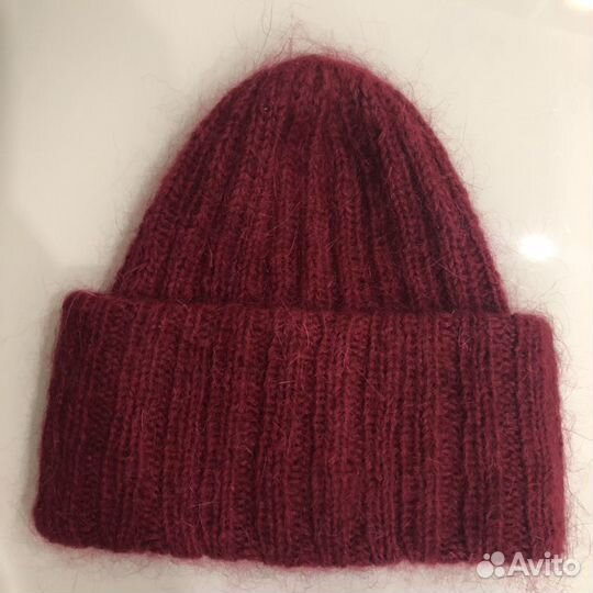 Шапка бини марсала