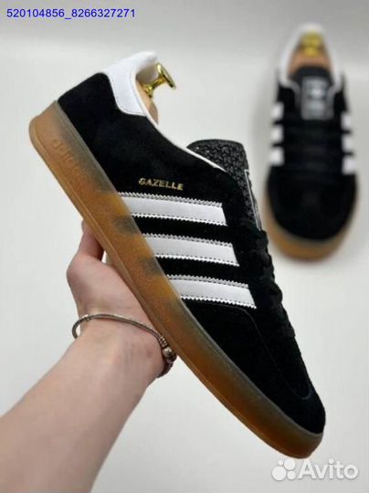 Кроссовки Adidas Gazelle Black (Арт.51237)