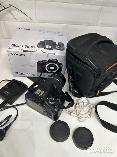 Зеркальный фотоаппарат canon eos 550d