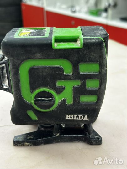 Лазерный уровень Hilda 3D 12 линий зеленый луч