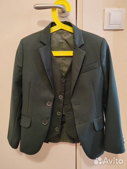 Школьная форма зелёная на мальчика р122-128