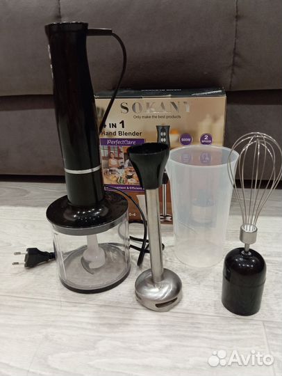 Блендер Sokany 4в1 новый