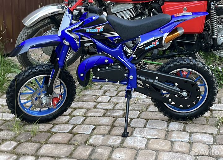 Детский кроссовый мотоцикл бензиновый KXD DB 701A