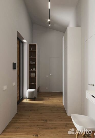 Скрытые межкомнатные двери под покраску